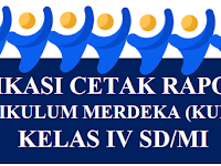 Aplikasi Cetak Raport Kurikulum Merdeka Kelas 4 SD/MI