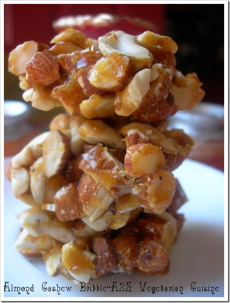 Almond Cashew Brittle