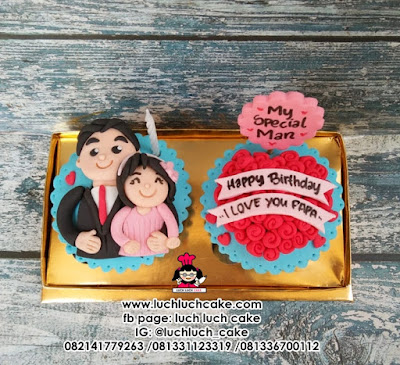 Cupcake Fondant 2d Ulang Tahun Papa