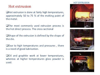 Hot extrusion application advantages benefits difference