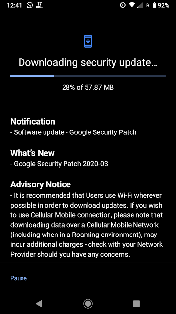 Nokia 6.1 receiving March 2020 Android Security Patch