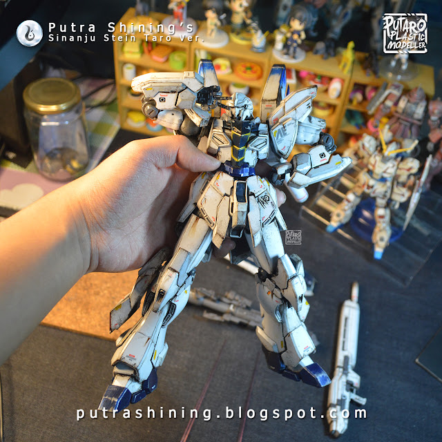 My version of MG Sinanju Stein Ver.Ka | Customize Painting Weathering | The Making by Putra Shining