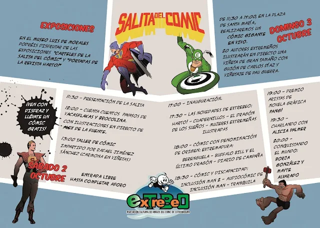 XII Salita del Cómic y la Ilustración de Badajoz (2-3 de octubre de 2021)