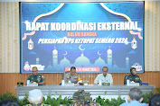 Rapat Koordinasi Eksternal Bahas Kesiapan Pengamanan Lebaran Idul Fitri 1445 Hijriah