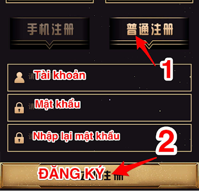 Cách đăng ký tài khoản App Milu chơi game Trung Quốc Mobile