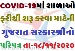 Guidelines for Reopening of Schools In COVID-19 By Gujarat Government-www.wingofeducation.com