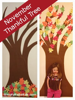  November Thankful Tree