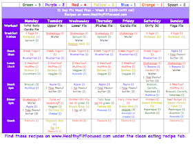 21 Day Fix Meal Plan, www.HealthyFitFocused.com
