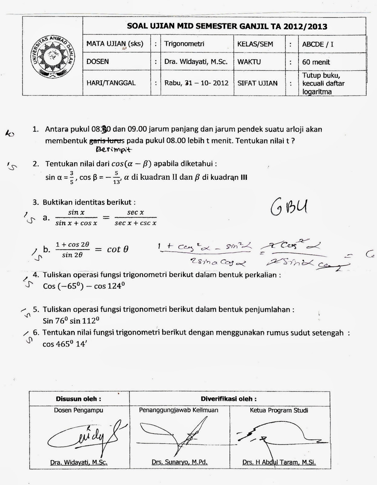 Sd Kelas Iii Semester I Format Etnik Amor Soal Uts Dan Uas Pendidikan Matematika Universitas Ahmad