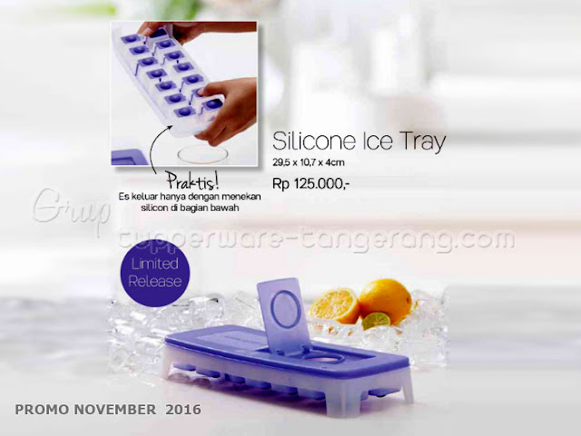 Silicon Ice Tray Promo Tupperware November 2016