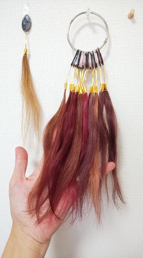 ブリーチなし ピンクベージュの染め方レシピ 美容師髪技屋さんの 髪ブログ 髪の悩み解決サイト