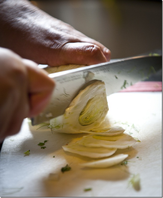 Sliced Fennel