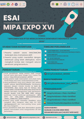 MIPA EXPO XVI 2022 FMIPA Universitas Riau