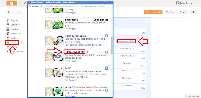 Pop-up Like Box do Facebook no Blogger