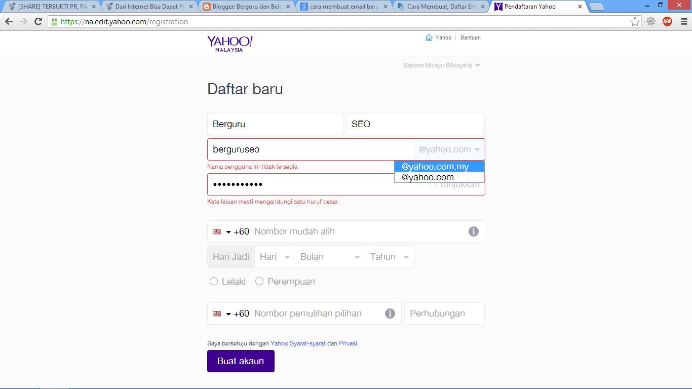 Cara Membuat Email Baru Dengan Yahoo Indonesia