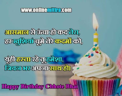 Best Happy Birthday Wishes for Brother in Hindi