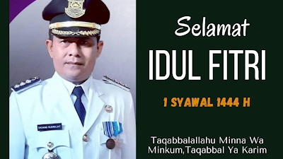 Camat Kosambi Kabupaten Tangerang mengucapkan Selamat Hari Raya Idul Fitri 1444 H 