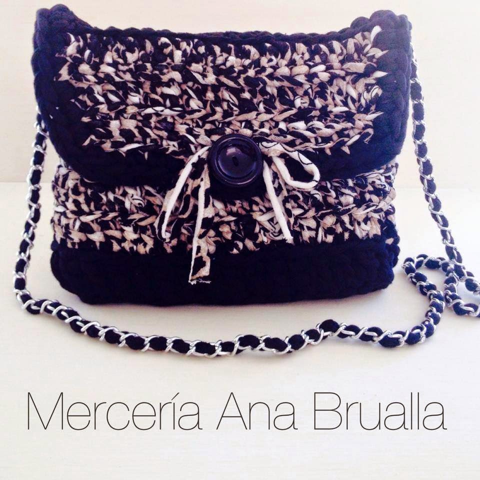 Bolso Hecho a Mano Trapillo Leopardo