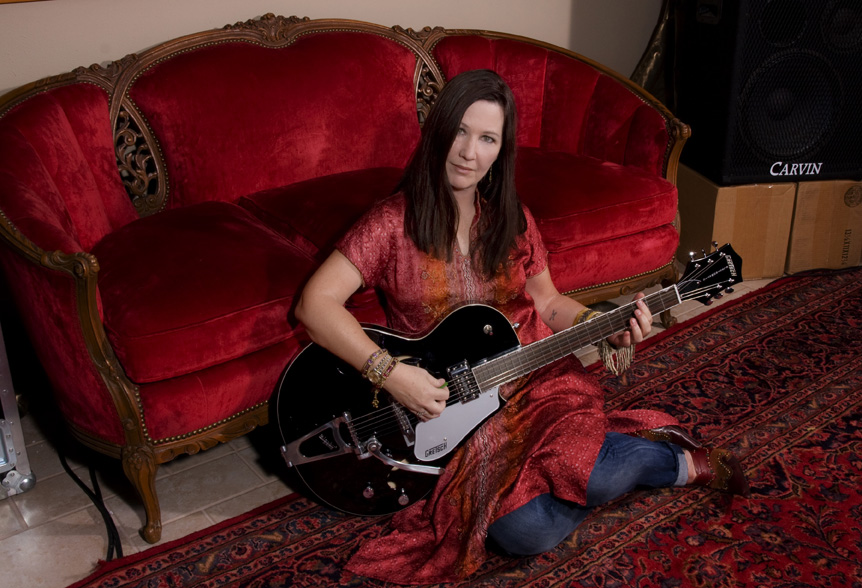 Photographed Kathy Valentine from the GoGos for Austin Monthly's March 2011