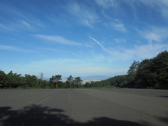 大山槇原駐車場から米子市街地を望む