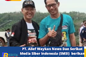 Serikat Media Siber Indonesia (SMSI) dan PT. Alief Waykan News berikan hadiah bagi pengunjung Off Road Raden Jambat III