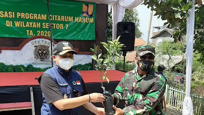 Peringati Hari Pahlawan, Dansektor 7 Berikan Sosialisasi Lanjutan  Program Citarum Harum Kepada Masyarakat