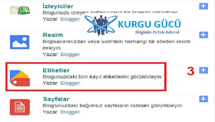 Blogger Kategori Nasıl Oluşturulur? Kodsuz Basit Yöntem - Kurgu Gücü