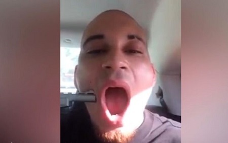Unbelievable! Man Looking for Fame Shots Himself in the Mouth and Swallows Bullet (Photo+Video)