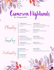 Itinerari ke Cameron Highlands 2022 3 Hari 2 Malam (Bahagian 1)