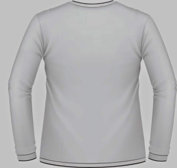 White Sleeve Shirt Template