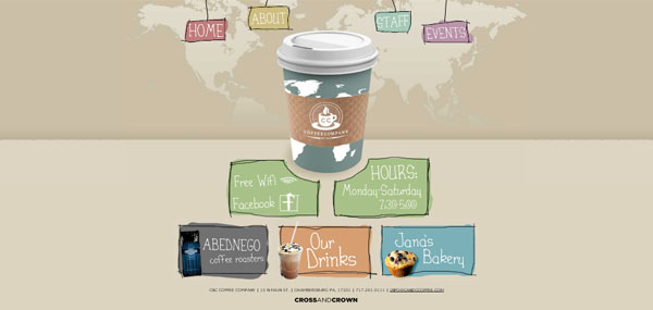 C&C COFFEE Web Design