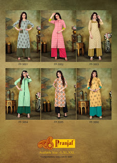 Forever Plus Vol 3 Pranjal Kurtis Plazzo