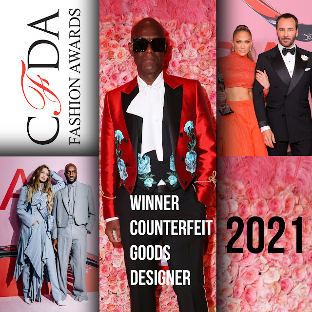 CFDA Awards 2021 - winner counterfeit goods designer Dapper Dan