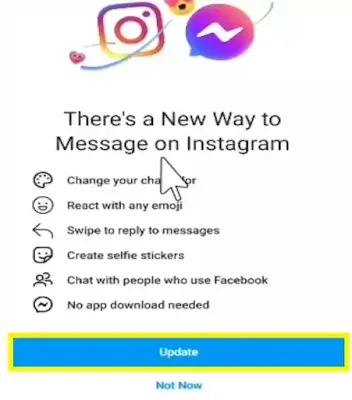 How To Fix Instagram Messenger Update Not Showing, Not Working Problem In Android & iOS