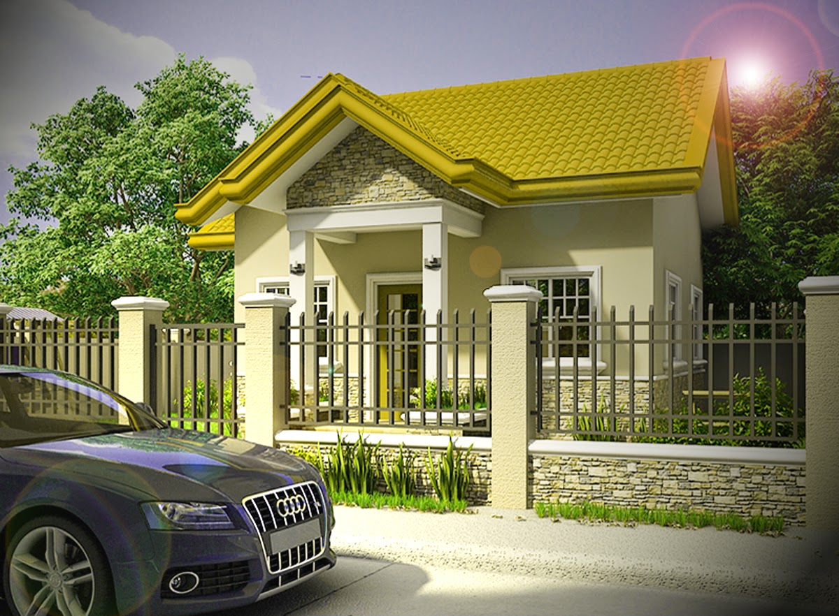 Disain Eksterior  Rumah  Minimalis  Modern 1  Lantai  Desain  