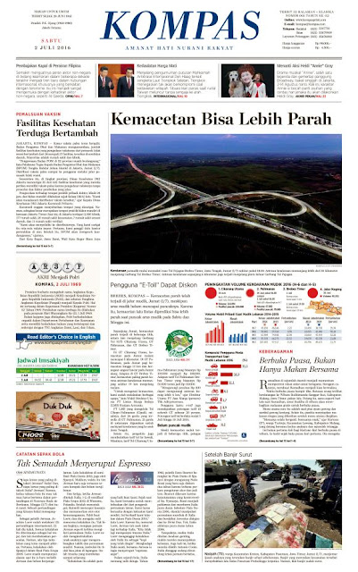 Kompas Edisi Sabtu 2 Juli 2016