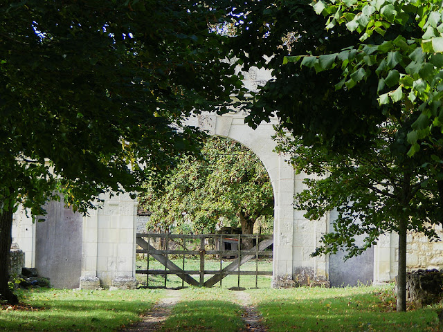 Grand gateway to Domaine de la Groie, Vienne, France. Photo by Loire Valley Time Travel.