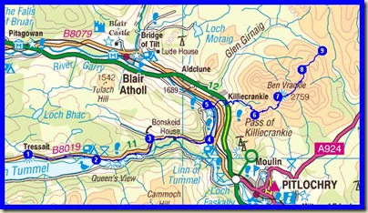 TGO Challenge 2010 - Day 9 - Plan