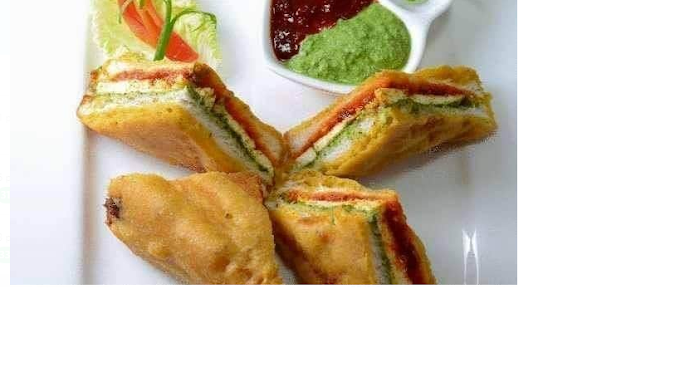 Pakora Sandwich recipe