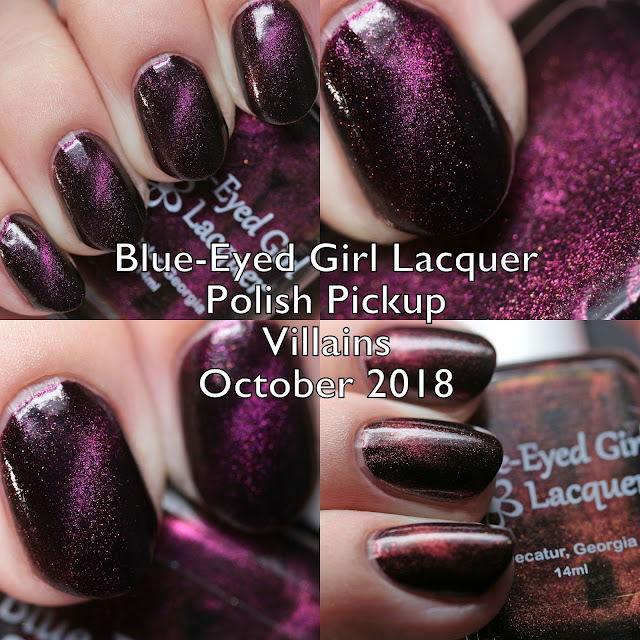 Blue-Eyed Girl Lacquer Polish Pickup Villains October 2018
