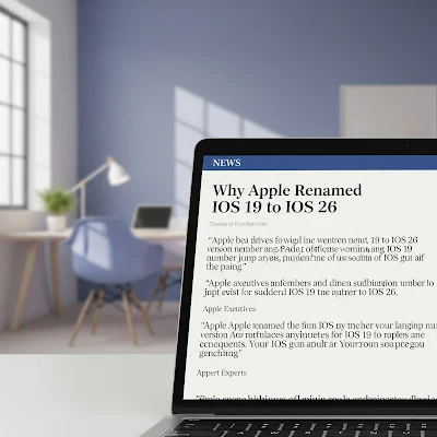 Why Apple Renamed iOS 19 to iOS 26 Why Apple Renamed iOS 19 to iOS 26