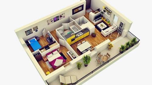 Gambar Inspirasi Desain Interior Rumah Type 36