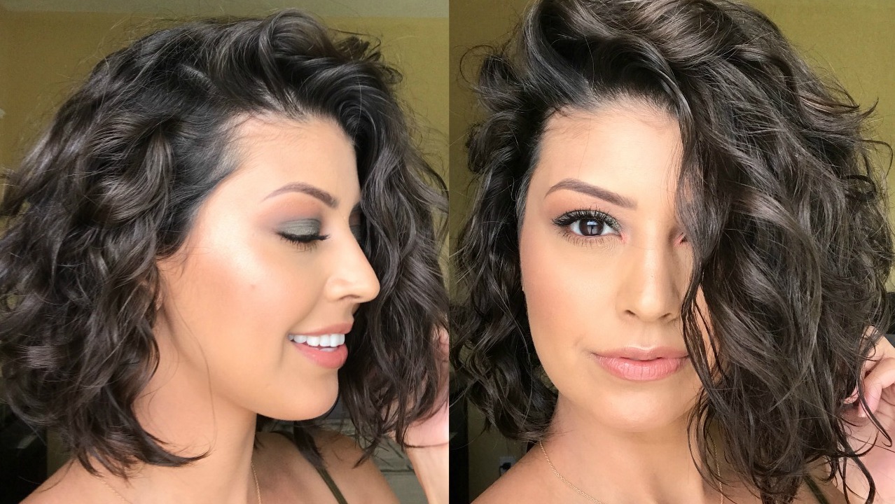 ALL BEAUTY BY SARAH How To Style Short Wavy Curly Hair