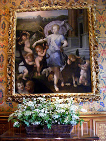 Portrait of Diane de Poitiers in the Chateau of Chenonceau.  Indre et Loire, France. Photographed by Susan Walter. Tour the Loire Valley with a classic car and a private guide.