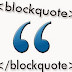 Customize Blockquote Style On Blogger With CSS