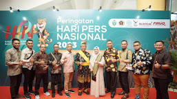 Puncak HPN 2023, Bupati Inhil Peringkat 3 Nasional Terima Anugerah Kebudayaan PWI Pusat