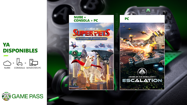 2 nuevos juegos ya disponibles en #XboxGamePass