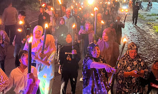 Tutup Ramadan, Gempur Gelar Bema Takbir dan Pawai Obor