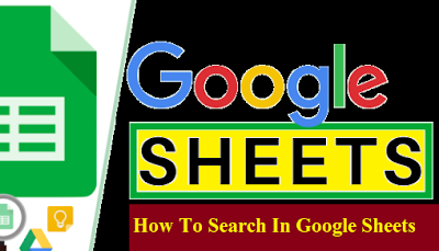 Search In Google Sheets