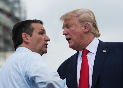 Donald Trump is confident he will knock out Ted Cruz